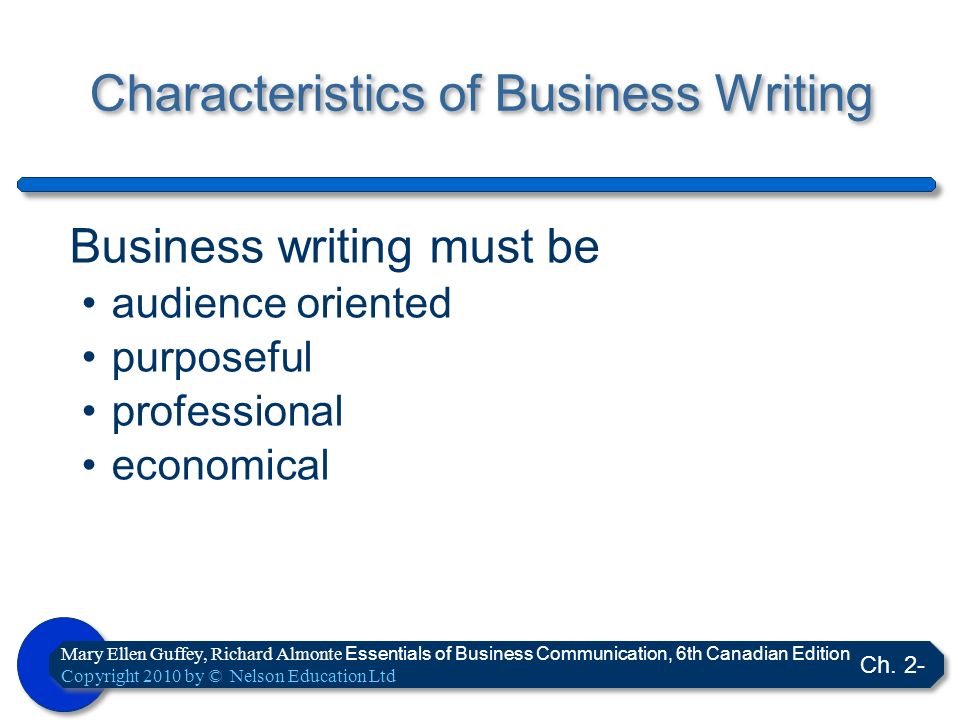 10 Essentials of a Good Business Letter?